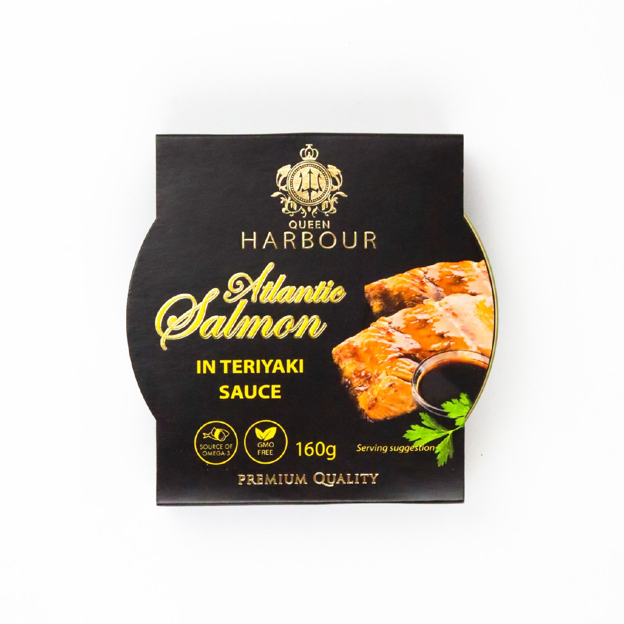 Somon în sos teriyaki